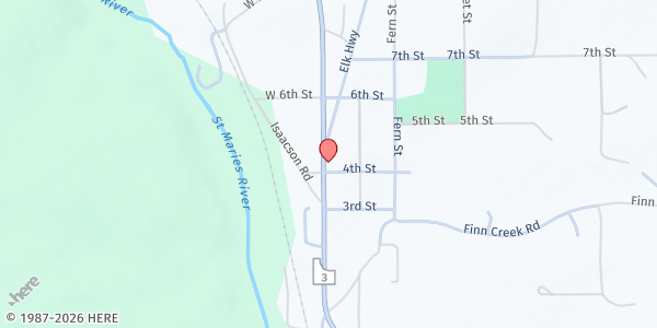 Map showing Upriver Community United Inc at 64361 Hwy 3 South, Fernwood, ID