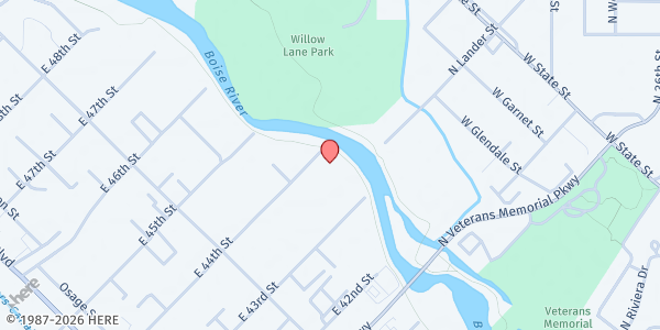 Map showing El-Ada CAP - Garden City at 701 E 44th St, Garden City, ID
