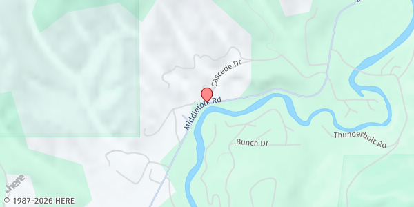 Map showing Calvary Chapel of Garden Valley at 782 Middlefork Road, Garden Valley, ID