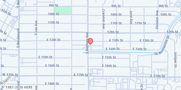 Map showing Community Council of Idaho - Idaho Falls at 1349 S Holmes Ave, Idaho Falls, ID