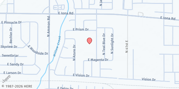 Map showing Discovery Elementary - Food Distribution Center at 2935 N Goldenrod Dr, Idaho Falls, ID