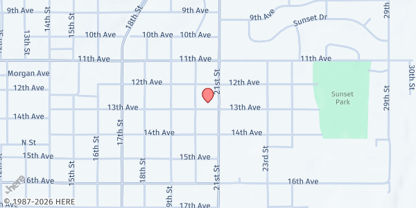 Map showing The Salvation Army - Lewiston at 1220 21st St, Lewiston, ID