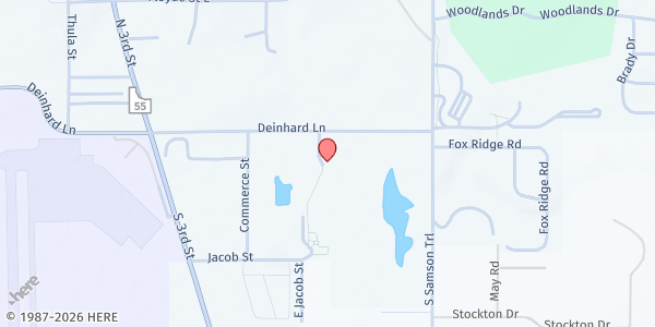 Map showing Heartland Hunger Resource Center at 556 Deinhard Ln, McCall, ID