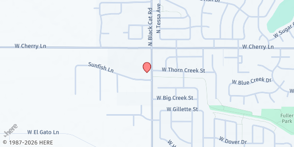 Map showing Sulamita Food Pantry at 1435 N Blackcat Rd, Meridian, ID