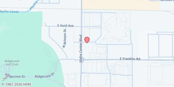 Map showing Canyon County Mobile Pantry - Nampa at 16114 Idaho Center Blvd, Nampa, ID