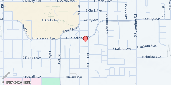 Map showing CATCH of Canyon County at 1007 S Elder St Suite #A, Nampa, ID