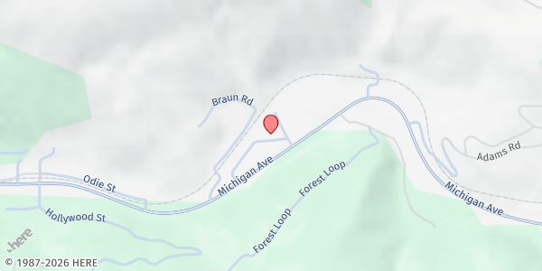 Map showing Lifeline Food Pantry at 2170 Carney Dr Ste G, Orofino, ID
