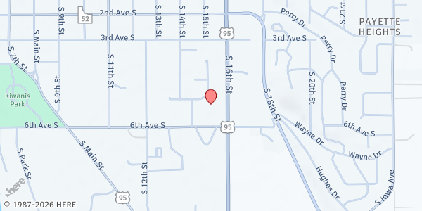 Map showing Wicap - Payette at 540-560 US-95, Payette, ID