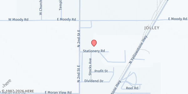 Map showing EICAP Madison - Rexburg at 275 Stationery Place, Rexburg, ID
