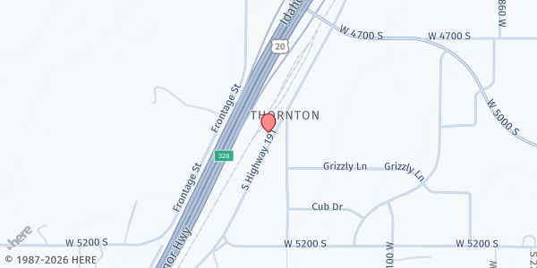 Map showing Rexburg Mobile Food Pantry - Main Location at 1110 Golden Beauty Dr, Rexburg, ID