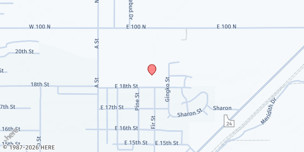 Map showing The Church of Jesus Christ of Latter-day Saints - Rupert at 324 E 18th St, Rupert, ID