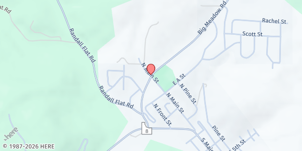 Map showing Friendly Seniors of Troy at 310 N. Main St, Troy, ID