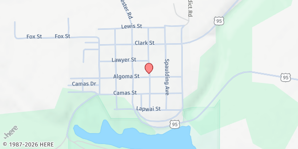 Map showing Prairie Mountain Nutrition - Winchester at 413 Nez Perce Ave, Winchester, ID