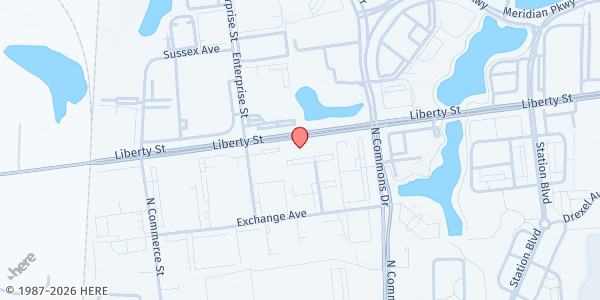 Map showing Loaves & Fishes Community Services Aurora Hub at 580 Exchange Court, Aurora, IL