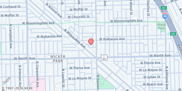 Map showing Appt Only at Appt Only, Chicago, IL