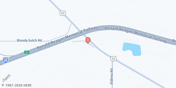 Map showing Dixon Assembly of God at 933 MeKeel Rd, Dixon, IL