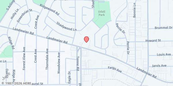 Map showing Elk Grove Township at 600 Landmeier Rd, Elk Grove Village, IL