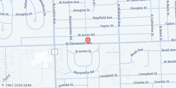Map showing Lively Hope Church Of God at 308 N. Midland Ave., Joliet, IL