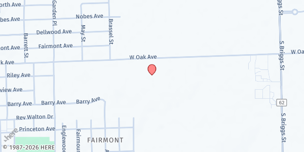 Map showing Shiloh Baptist Church Food Pantry at 18101 W. Oak Avenue, Lockport, IL