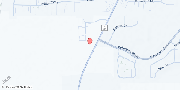 Map showing First United Methodist Church at 1809 RT. 31, McHenry, IL