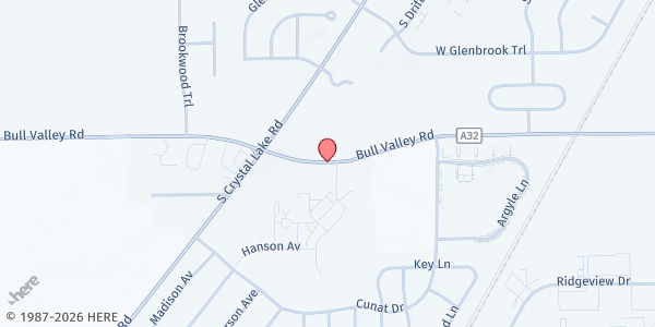 Map showing St. Vincent DePaul Society - McHenry at 5211 Bull Valley Road, McHenry, IL
