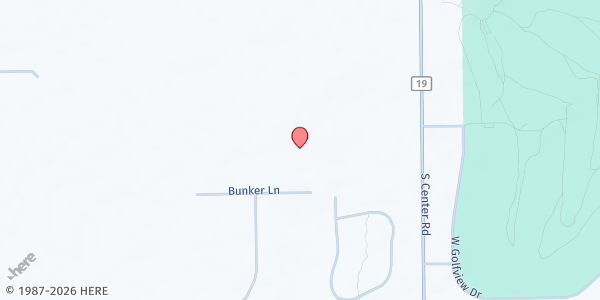 Map showing Jackson Creek Fellowship Church at 25800 South Center Road, Monee, IL