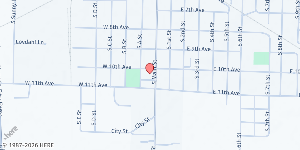 Map showing Jamieson Community Center - Monmouth Resource Center at 1120A S Main St, Monmouth, IL