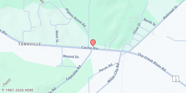 Map showing TAG (Table & Grace) - Olive Branch at 27186 IL-3, Olive Branch, IL
