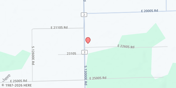 Map showing Fellowship Bible Church Mobile Market at 13043 East 2260 Road South, Pembrook Township, IL