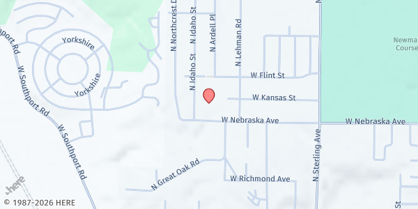 Map showing Salvation Army Citadel at 2903 W. Nebraska Ave., Peoria, IL