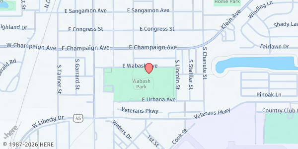 Map showing CSCNCC at 520 E Wabash, Ste 1, Rantoul, IL
