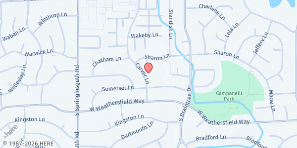 Map showing Schaumburg Barn at 231 Civic Dr, Schaumburg, IL