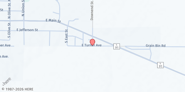 Map showing Stark County Emergency Food Pantry at 322 S Downend St, Toulon, IL