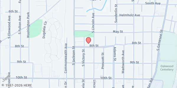 Map showing Most Blessed Trinity Soup Kitchen at 914 8th St, Waukegan, IL