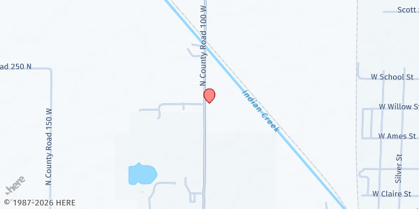 Map showing Minority Health Coalition of Madison County at 2428 N Madison Ave., Anderson, IN