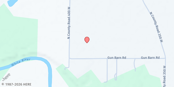 Map showing Visiting Angels at 100 E 300 N, Anderson, IN