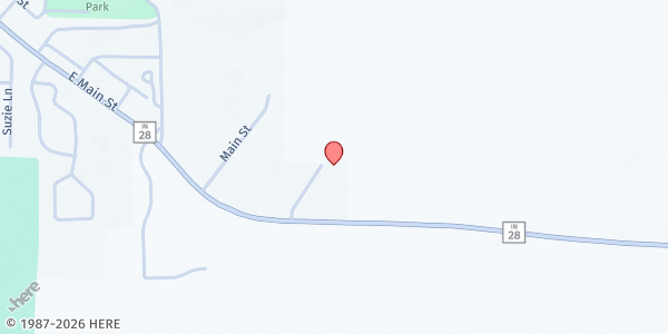 Map showing Area Sharing Kindness Food Pantry at 99 N Long Ave, Attica, IN