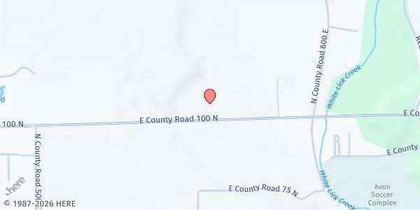 Map showing Faith Lutheran Church Food Pantry at 5706 E Zander Rd 100 N, Avon, IN