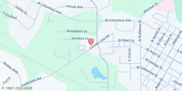 Map showing Batesville Food Pantry at 920 County Line Rd., Batesville, IN