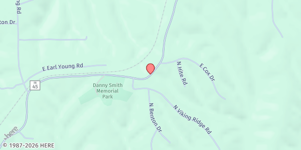 Map showing Genesis Church at 801 E. State Road 45 46 Bypass, Bloomington, IN