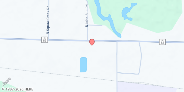 Map showing Manna Market at 4205 IN-62, Boonville, IN