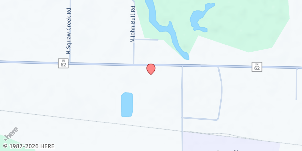 Map showing Manna Market at 4205 IN-62, Boonville, IN