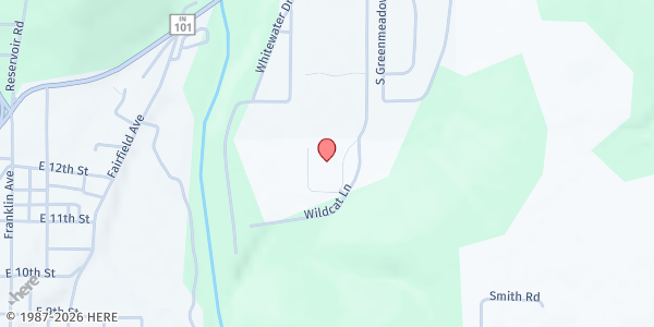 Map showing Franklin County High School Food Pantry at 1 Wildcat Ln, Brookville, IN