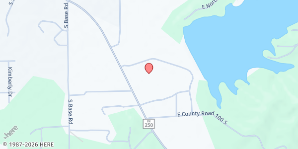 Map showing Gleaners Senior Mobile Pantry - Jackson County Fairgrounds at 476 E. County Rd. 100 S., Brownstown, IN