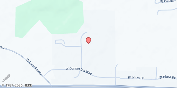 Map showing Whitley County Council on Aging - Woodlands Activity Center at 710 Opportunity Dr., Columbia City, IN