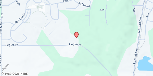 Map showing Higher Praise Worship Center at 812 Ziegler Rd, Connersville, IN