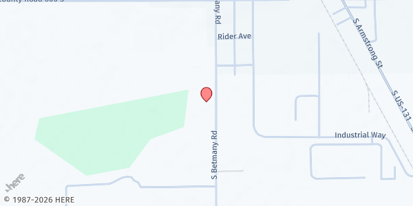 Map showing First Baptist Church of Crothersville at 309 E. Howard St., Crothersville, IN