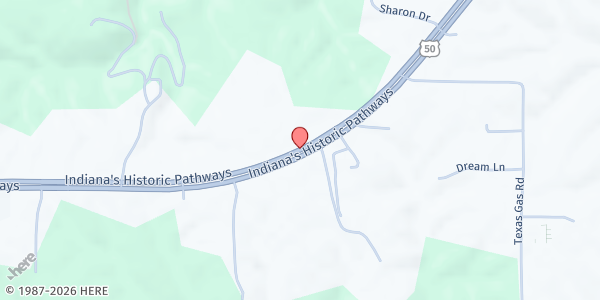 Map showing Dillsboro Community Food Pantry & Thrift Store at 12806 North St., Dillsboro, IN