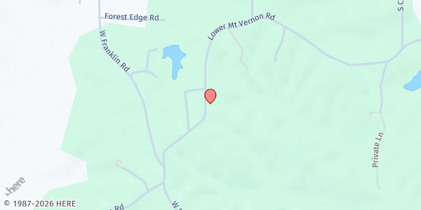 Map showing Salem's Sharing Basket at 11325 Lower Mt Vernon Rd, Evansville, IN