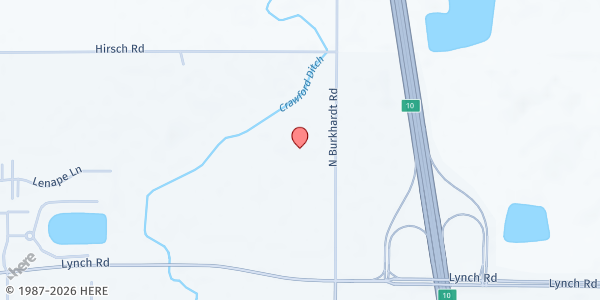 Map showing The Assembly Evv at 4330 N Burkhardt Rd, Evansville, IN